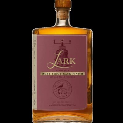Lark Ruby Pinot Cask Finish Single Malt Australian Whisky (500mL) Booze Buddie Lark Ruby Pinot Cask Finish Single Malt Australian Whisky (500mL)
