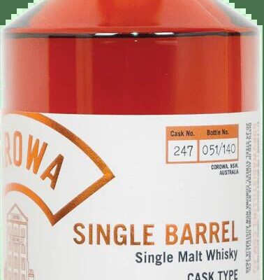 Corowa Distilling Co. French Oak Port Cask Single Malt Australian Whisky (500mL)