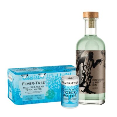 Nosferatu Cucumber and Mint Gin & Mediterranean Tonic Bundle Booze Buddie Nosferatu Cucumber and Mint Gin & Mediterranean Tonic Bundle