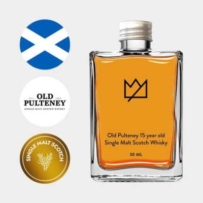 Old Pulteney 15 year old Single Malt Scotch Whisky 30ml Booze Buddie Old Pulteney 15 year old Single Malt Scotch Whisky 30ml