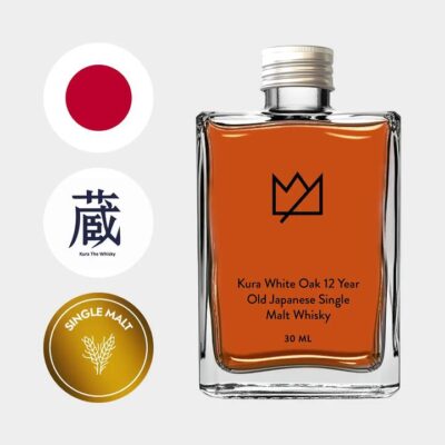 Kura White Oak 12 Year Old Japanese Single Malt Whisky 30ml Booze Buddie Kura White Oak 12 Year Old Japanese Single Malt Whisky 30ml