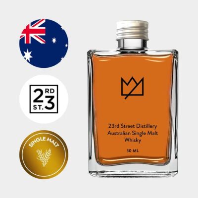 23rd Street Distillery Australian Single Malt Whisky 30ml Booze Buddie 23rd Street Distillery Australian Single Malt Whisky 30ml