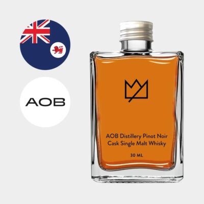 AOB Distillery Pinot Noir Cask Single Malt Whisky 30ml Booze Buddie AOB Distillery Pinot Noir Cask Single Malt Whisky 30ml