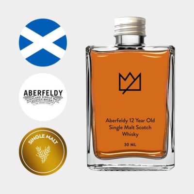 Aberfeldy 12 Year Old Single Malt Scotch Whisky 30ml Booze Buddie Aberfeldy 12 Year Old Single Malt Scotch Whisky 30ml