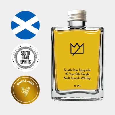 South Star Speyside 10 Year Old Single Malt Scotch Whisky 30ml Booze Buddie South Star Speyside 10 Year Old Single Malt Scotch Whisky 30ml