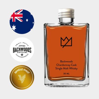 Backwoods Chardonnay Cask Single Malt Whisky 30ml Booze Buddie Backwoods Chardonnay Cask Single Malt Whisky 30ml