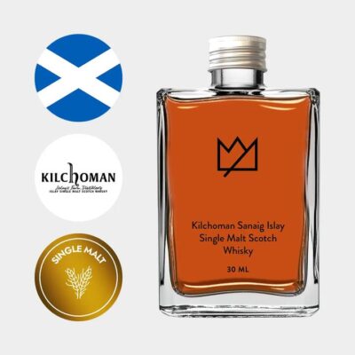 Kilchoman Sanaig Islay Single Malt Scotch Whisky 30ml Booze Buddie Kilchoman Sanaig Islay Single Malt Scotch Whisky 30ml