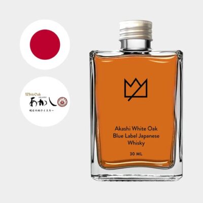 Akashi White Oak Blue Label Japanese Whisky 30ml Booze Buddie Akashi White Oak Blue Label Japanese Whisky 30ml