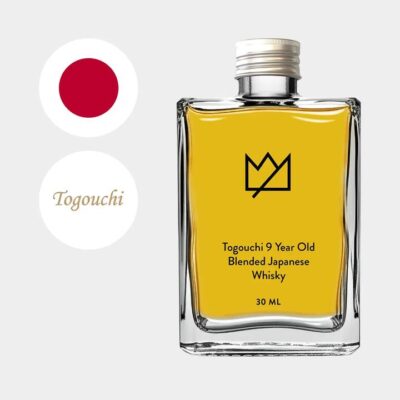 Togouchi 9 Year Old Blended Japanese Whisky 30ml Booze Buddie Togouchi 9 Year Old Blended Japanese Whisky 30ml