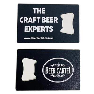 Beer Cartel Credit Card Bottle Opener – Single Others Booze Buddie Beer Cartel Credit Card Bottle Opener - Single Others