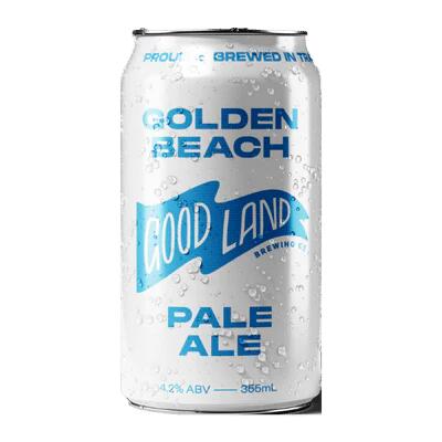 Good Land Golden Beach Pale Ale 355ml Can – 4 Pack Booze Buddie Good Land Golden Beach Pale Ale 355ml Can - 4 Pack
