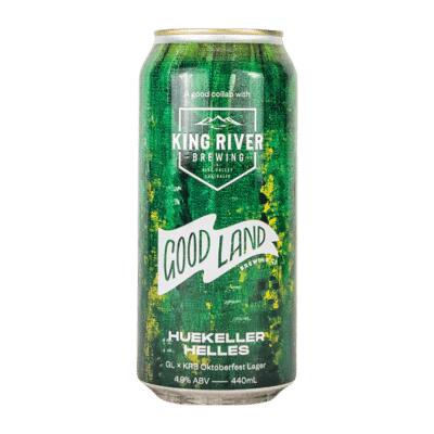 Good Land x King River Huekeller Helles Lager 440ml Can – Single Booze Buddie Good Land x King River Huekeller Helles Lager 440ml Can - Single