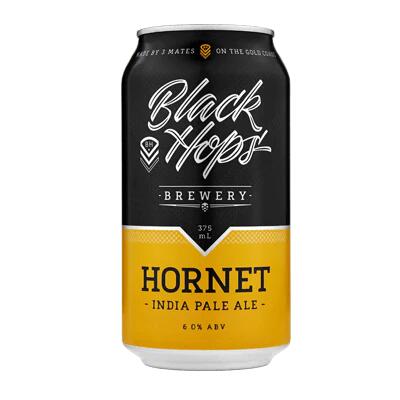 Black Hops Hornet IPA 375ml Can – 4 Pack Booze Buddie Black Hops Hornet IPA 375ml Can - 4 Pack