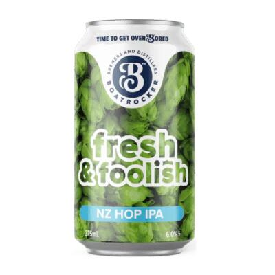 Boatrocker Fresh  Foolish NZ Hop IPA 375ml Can - Single