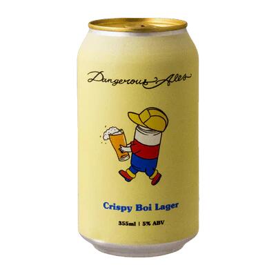 Dangerous Ales Crispy Boi Lager 355ml Can - Single
