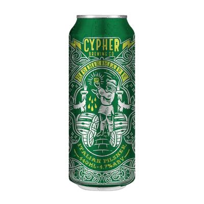 Cypher Homemade Italian Style Pilsner 440ml Can – Single Booze Buddie Cypher Homemade Italian Style Pilsner 440ml Can - Single
