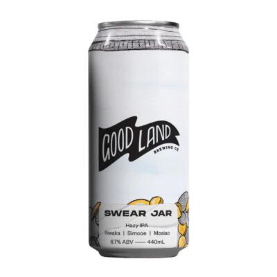 Good Land Swear Jar Hazy IPA 440ml Can – Single Booze Buddie Good Land Swear Jar Hazy IPA 440ml Can - Single