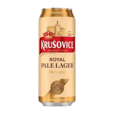Krusovice Royal Czech Pale Lager 500ml Can - 4 Pack