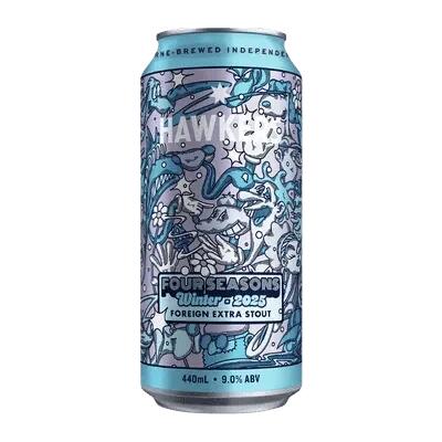Hawkers Four Seasons Winter 2025 Foreign Export Stout 440ml Can - Single