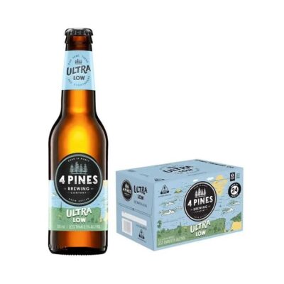 4 Pines Brewing Co Ultra Low Alc Beer – 24x330mls Booze Buddie 4 Pines Brewing Co Ultra Low Alc Beer - 24x330mls