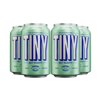 Garage Project Tiny Non-alcoholic XPA Beer Can 330ml - Pack of 4