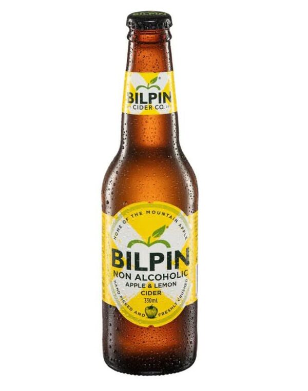 Bilpin Non-Alcoholic Cider Apple  Lemon - Pack of 6