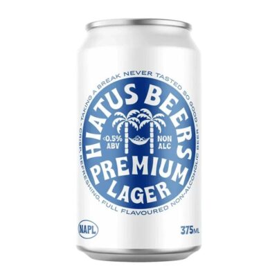 Hiatus Premium Lager – Single Booze Buddie Hiatus Premium Lager - Single
