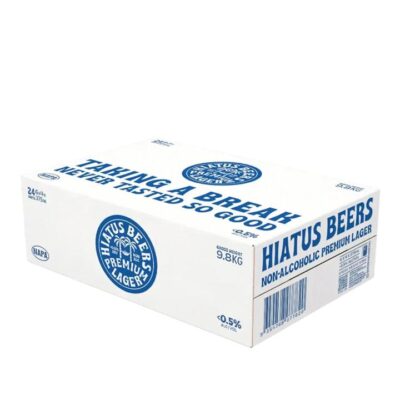 Hiatus Premium Lager – Pack of 24 Booze Buddie Hiatus Premium Lager - Pack of 24