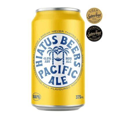 Hiatus Beers Non-Alcoholic Pacific Ale – Single Booze Buddie Hiatus Beers Non-Alcoholic Pacific Ale - Single