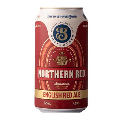 Boatrocker Northern Red English Red Ale 375ml Can – Single Booze Buddie Boatrocker Northern Red English Red Ale 375ml Can - Single