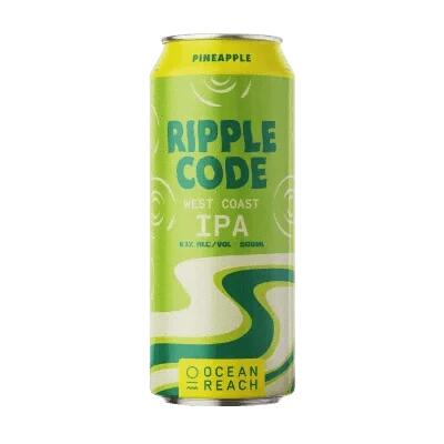 Ocean Reach Ripple Code West Coast IPA 500ml Can - Pack of 4