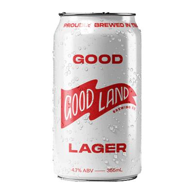Good Land Good Lager 355ml Can - Single