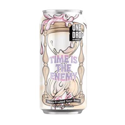 One Drop Time Is The Enemy Hexa Fruited Imperial Sour 440ml Can - Single
