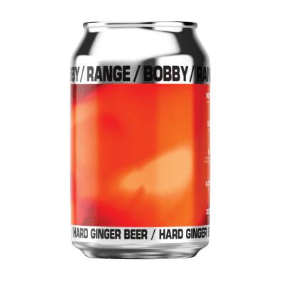 Range x Bobby Hard Ginger Beer 330ml Can - Case of 16