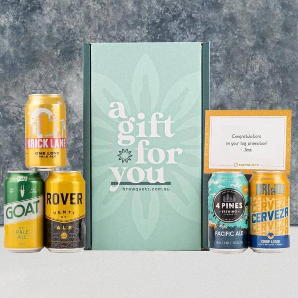 5 Can Beer Gift Pack - Handpicked Beer Hamper for Beer Lovers | Brewquets Australia