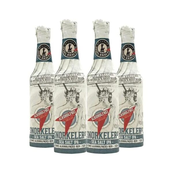 Insel Brauerei Snorkelers Alcohol Free Sea Salt IPA - Pack of 4