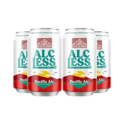 Capital Brewing Alc-Less Pacific Ale - Pack of 4