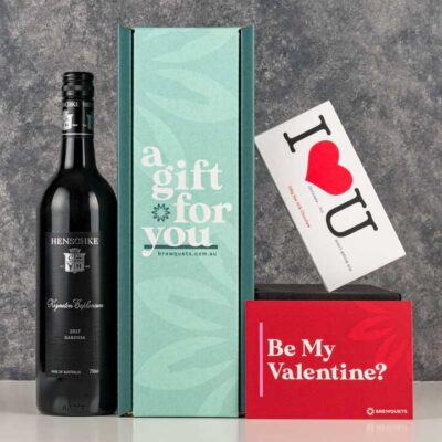 Valentines Wine  Chocolate Hamper - Shiraz
