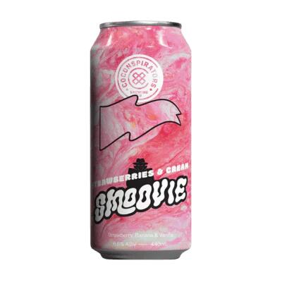 Good Land x Co Conspiritors Smoovie Strawberries  Cream Sour 440ml Can - Pack of 4
