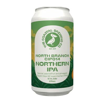 Coastal North Branch CIP014 Northern IPA 375ml Can - Pack of 4