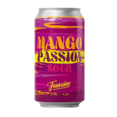 Fontaine Man Go Pashin Mango Passionfruit Sour 375mL Can - Single