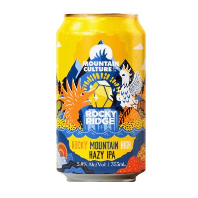 Mountain Culture x Rocky Ridge Rocky Mountain High Hazy IPA 375ml Can - Case of 16