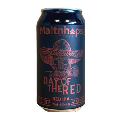 Maltnhops Day of the Red IPA 375ml Can - Pack of 4