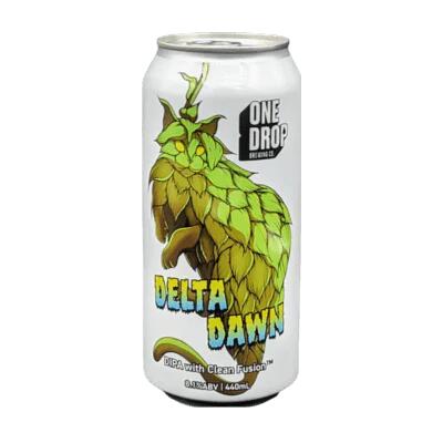 One Drop Delta Dawn DIPA with Clean Fusion 440ml Can - Single