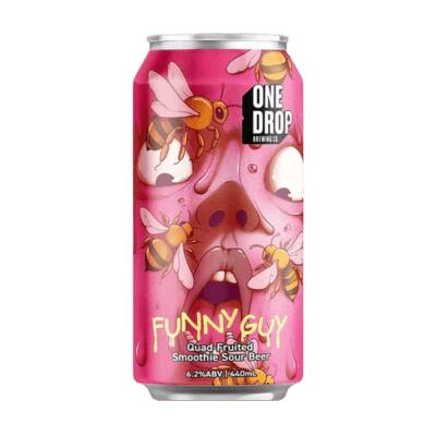 One Drop Funny Guy Quad Fruited Smoothie Sour 440ml Can - Single
