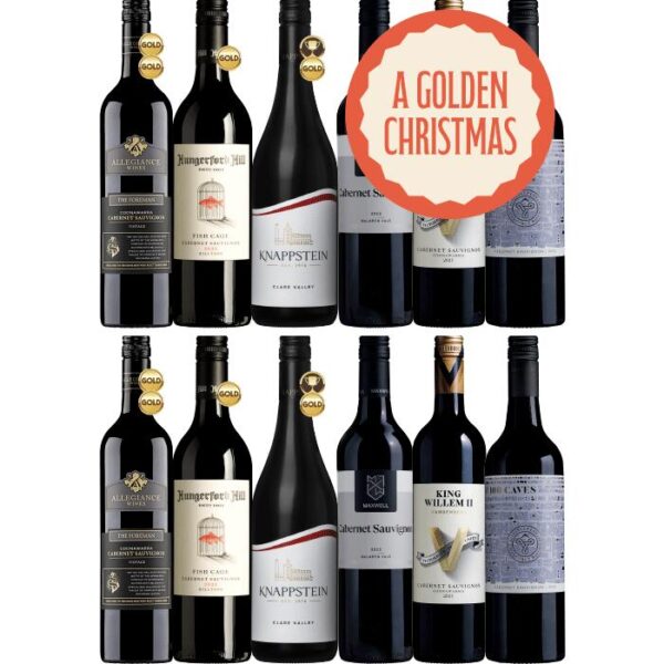 Festive Cabernet Dozen, Australia multi-regional Cabernet Sauvignon Wine Case, Wine Selectors
