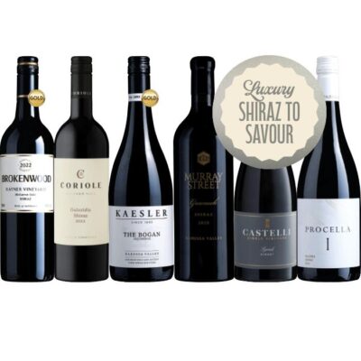 Festive Luxury Shiraz 6-Pack, Australia multi-regional Shiraz Wine Pack, Wine Selectors