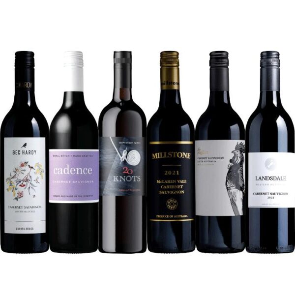 Value Plus Cabernet 6-Pack, Australia multi-regional Cabernet Sauvignon Wine Pack, Wine Selectors
