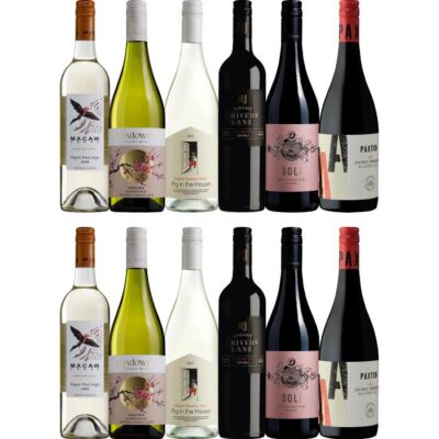 Organic Mixed Dozen, Australia multi-regional Mixed Red and White Wine Case, Wine Selectors