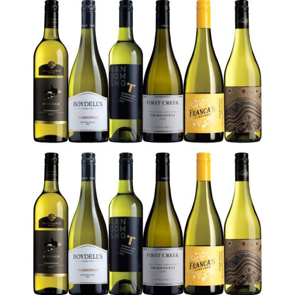 Richer Chardonnay Dozen, Australia multi-regional Chardonnay Wine Case, Wine Selectors